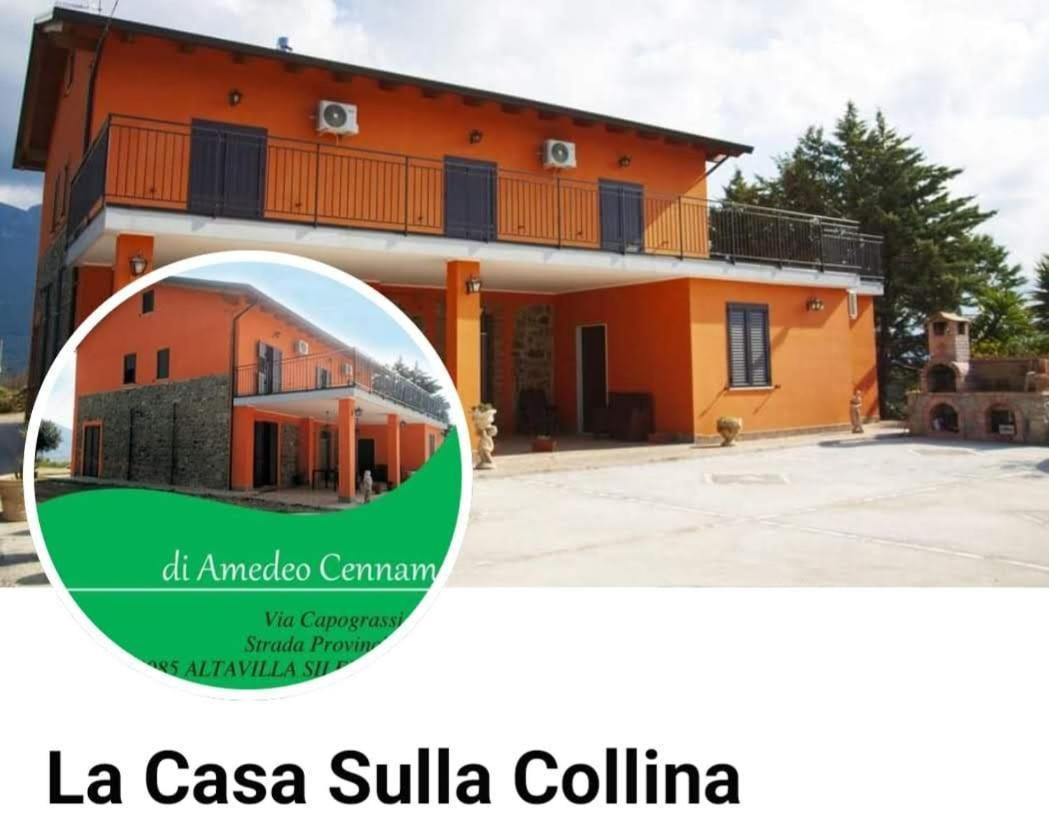 La Casa Sulla Collina Acomodação com café da manhã Altavilla Silentina Exterior foto